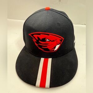 Oregon State Beavers Hat Stretch Black Nike True Hat